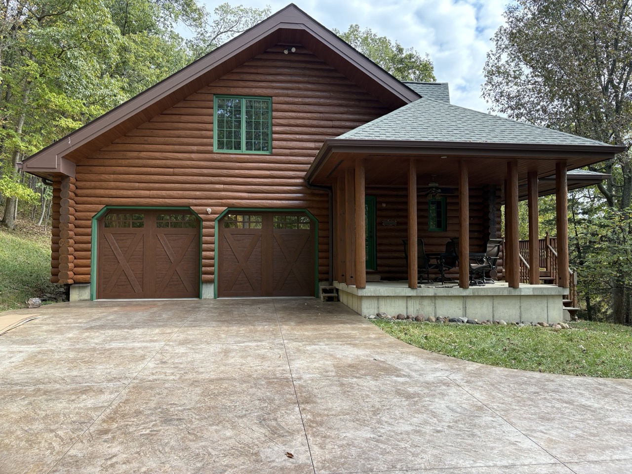 Log Cabin Install